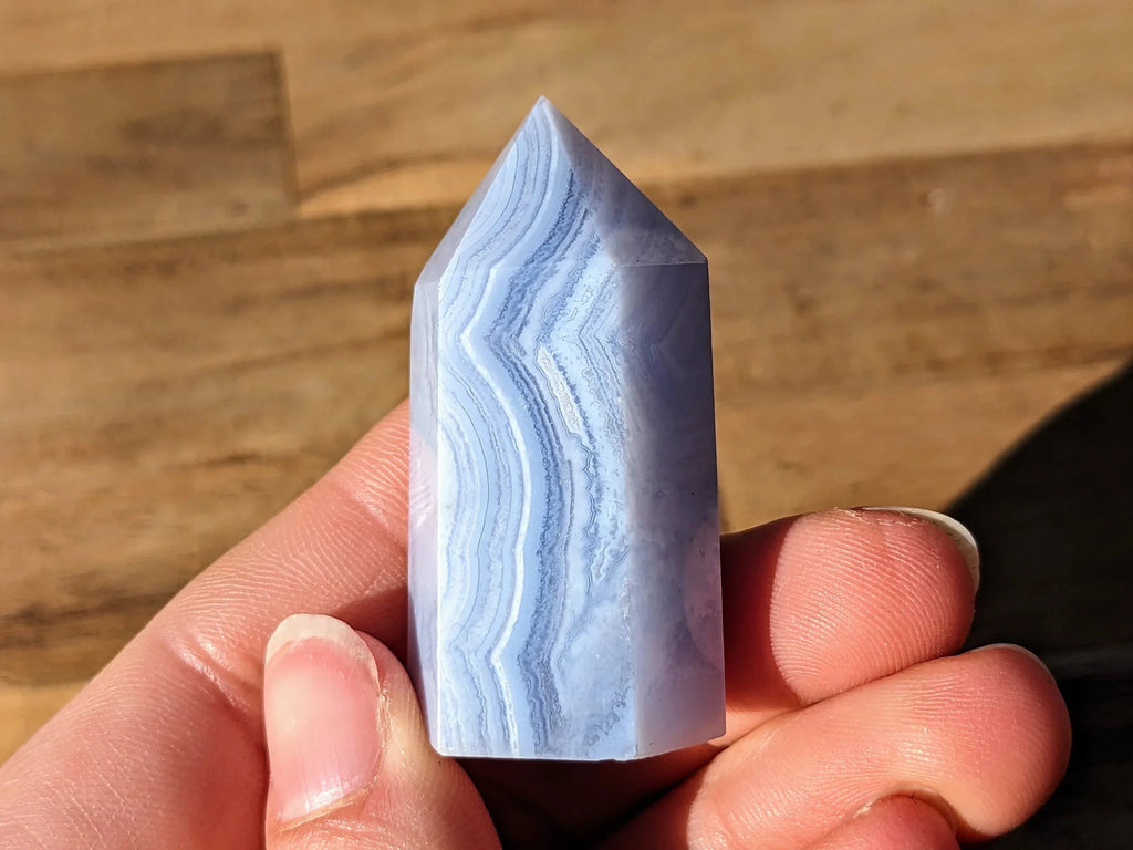 Blue Lace Agate Tower - OOAK - Collective Awakening