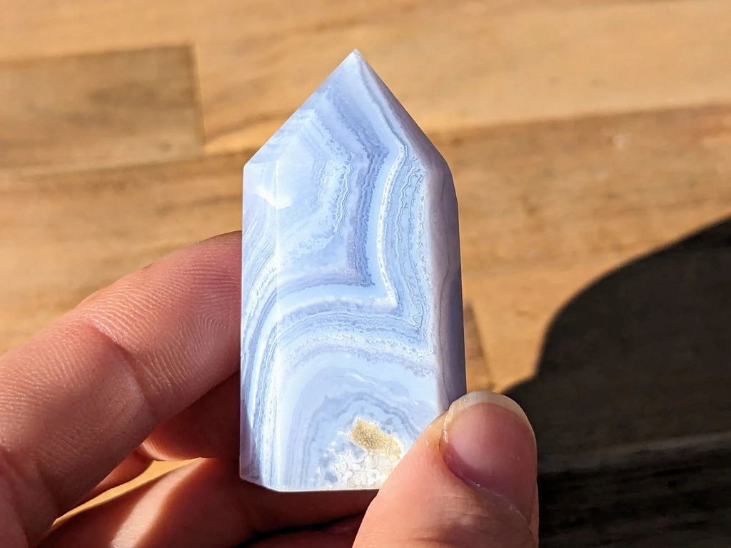 Blue Lace Agate Tower - OOAK - Collective Awakening