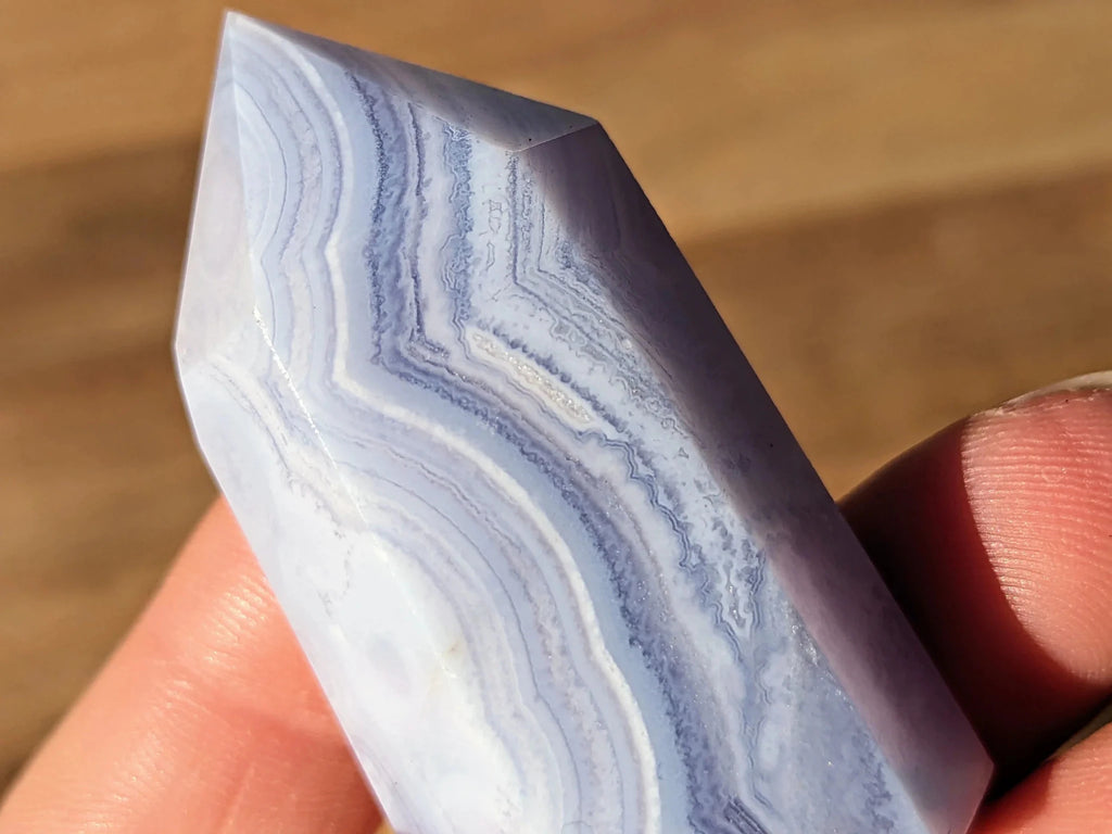 Blue Lace Agate Tower - OOAK - Collective Awakening