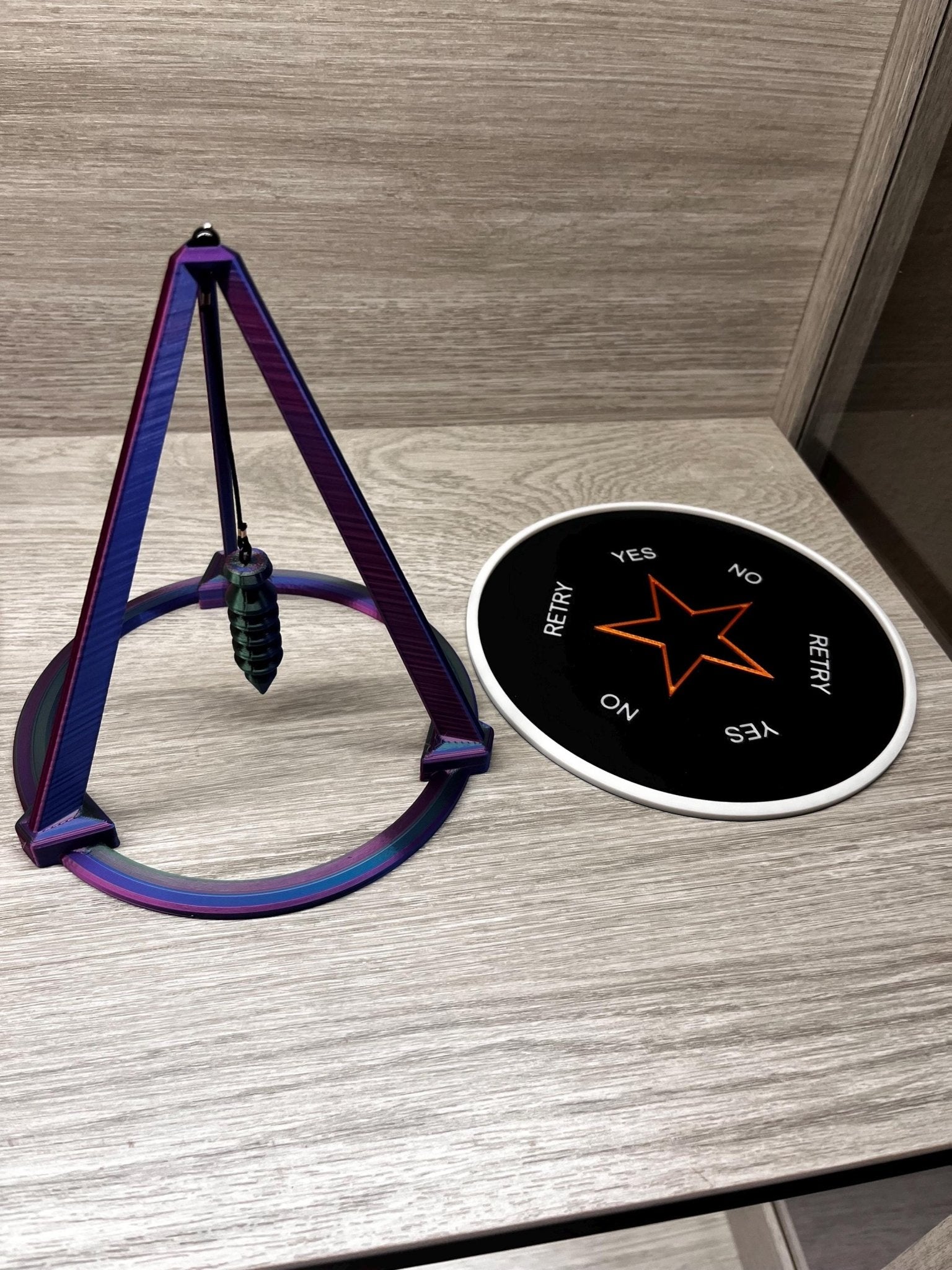 Pendulum Board (3D Printed PLA Plastic) - Collective Awakening