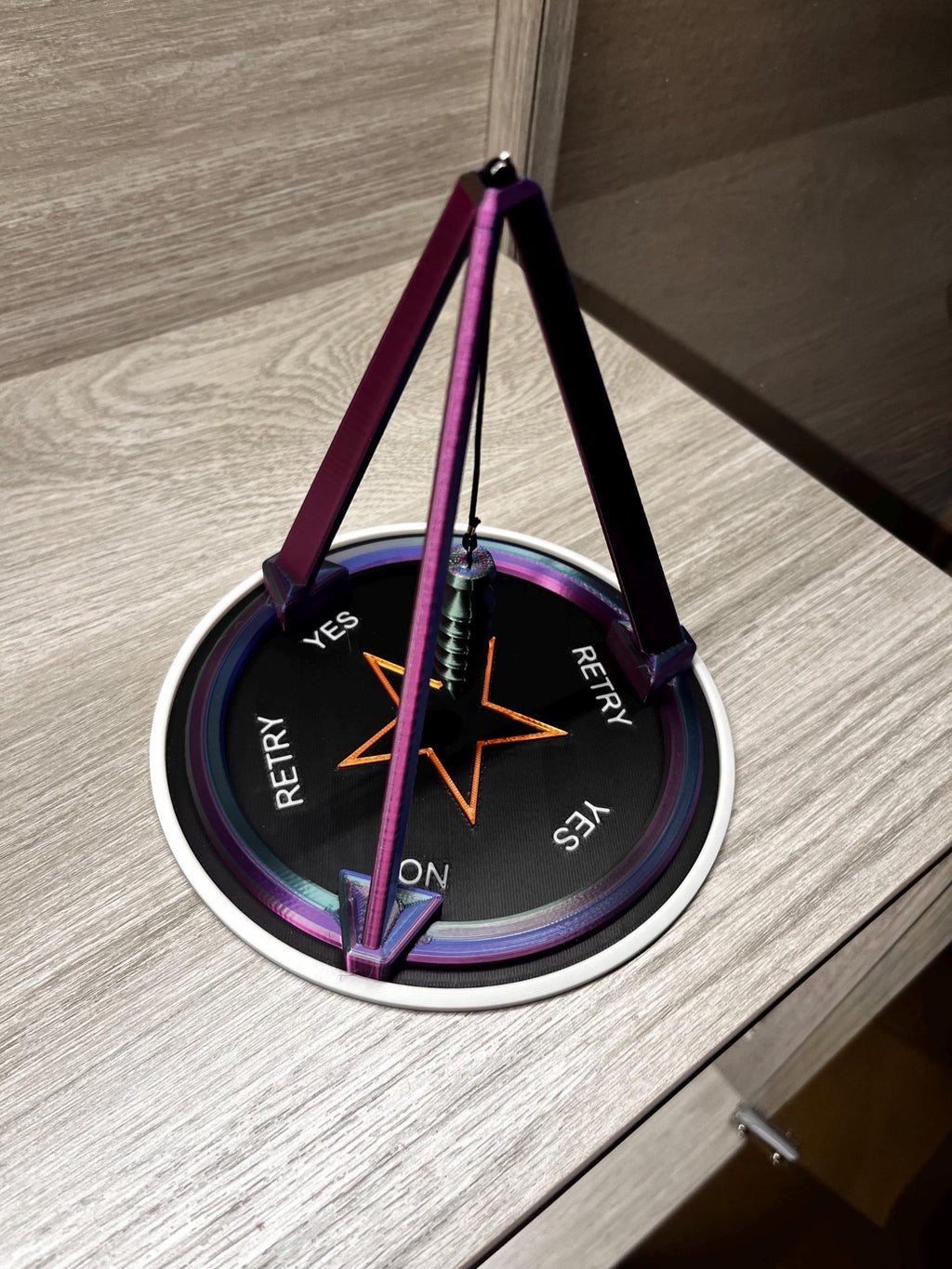 Pendulum Board (3D Printed PLA Plastic) - Collective Awakening