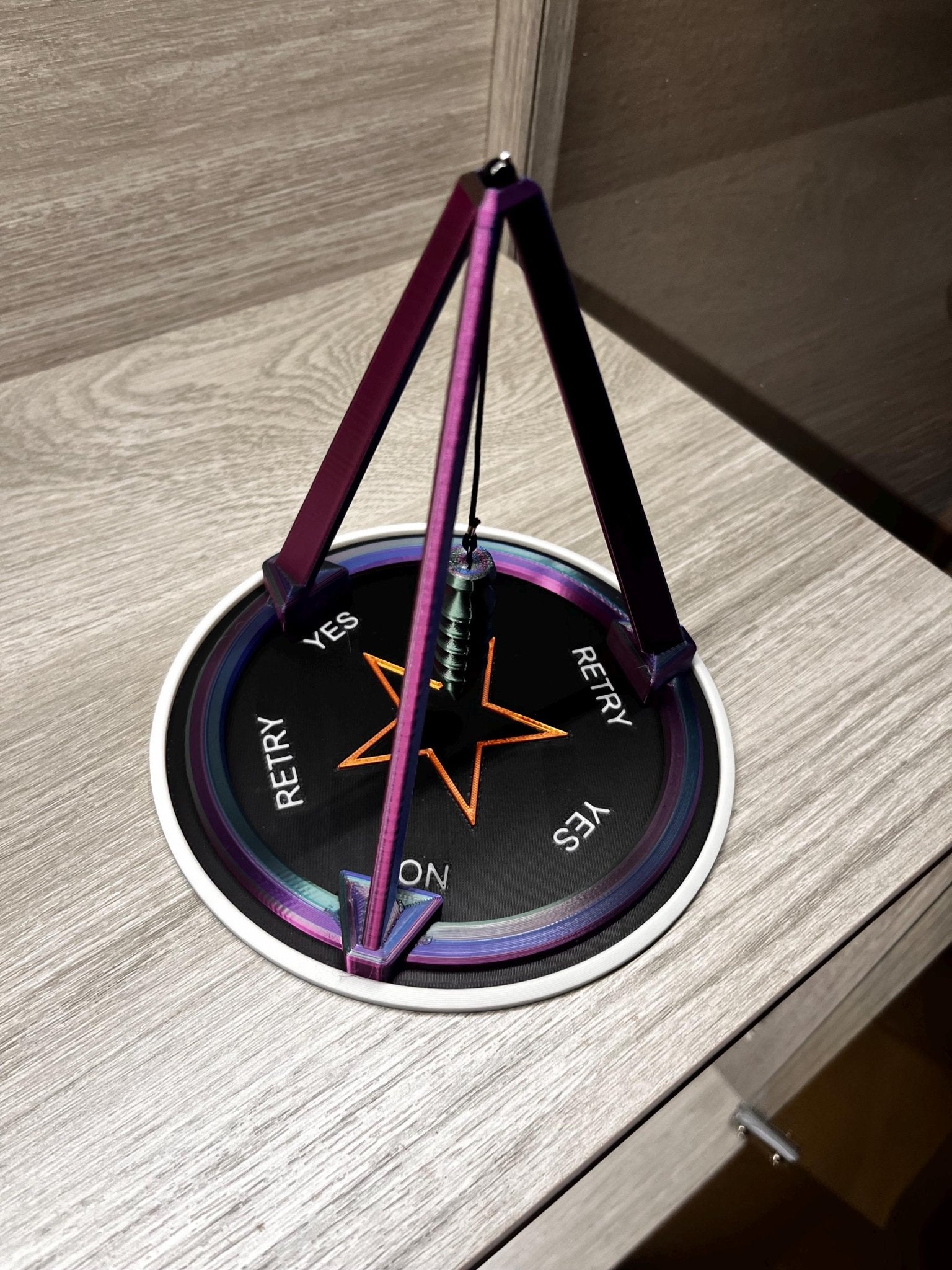 Pendulum Board (3D Printed PLA Plastic) - Collective Awakening