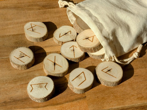 Poplar Wood Rune Set - Collective Awakening