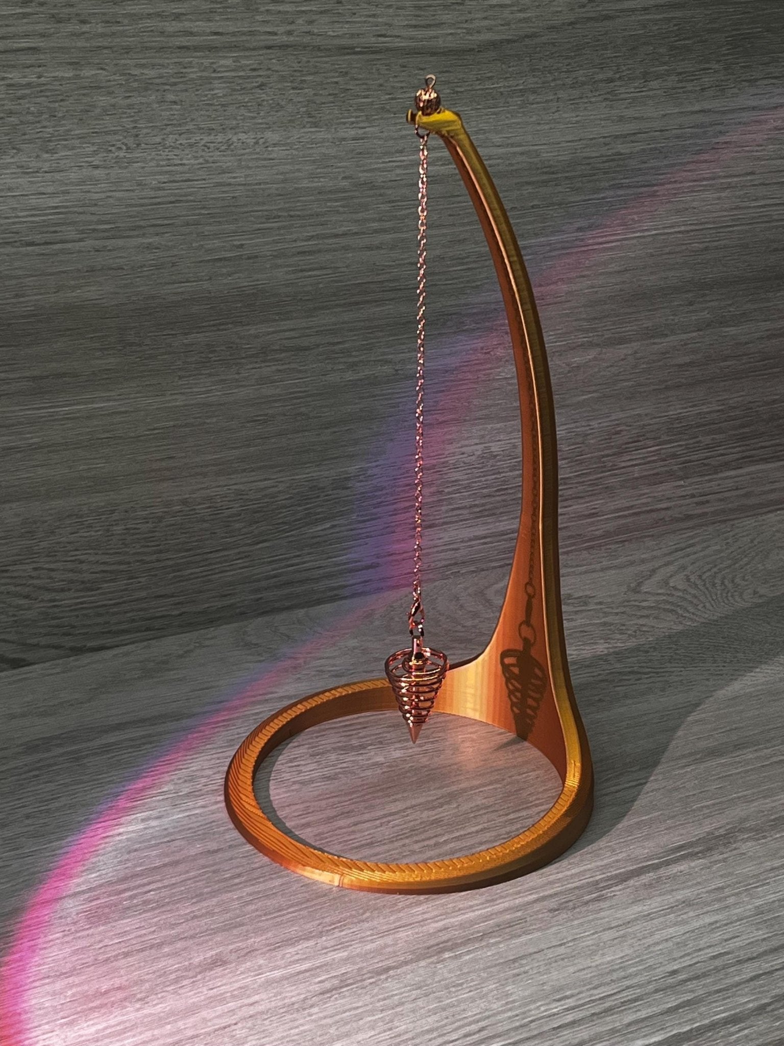 Open Contemporary Pendulum Stand (3D Printed PLA Plastic) - Collective Awakening