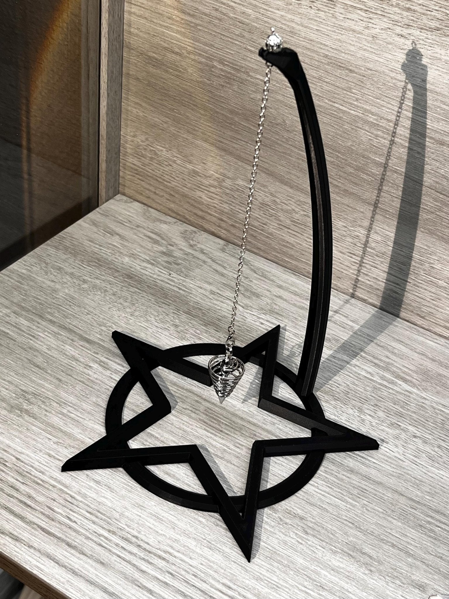 Pentacle Pendulum Stand (3D Printed PLA Plastic) - Collective Awakening