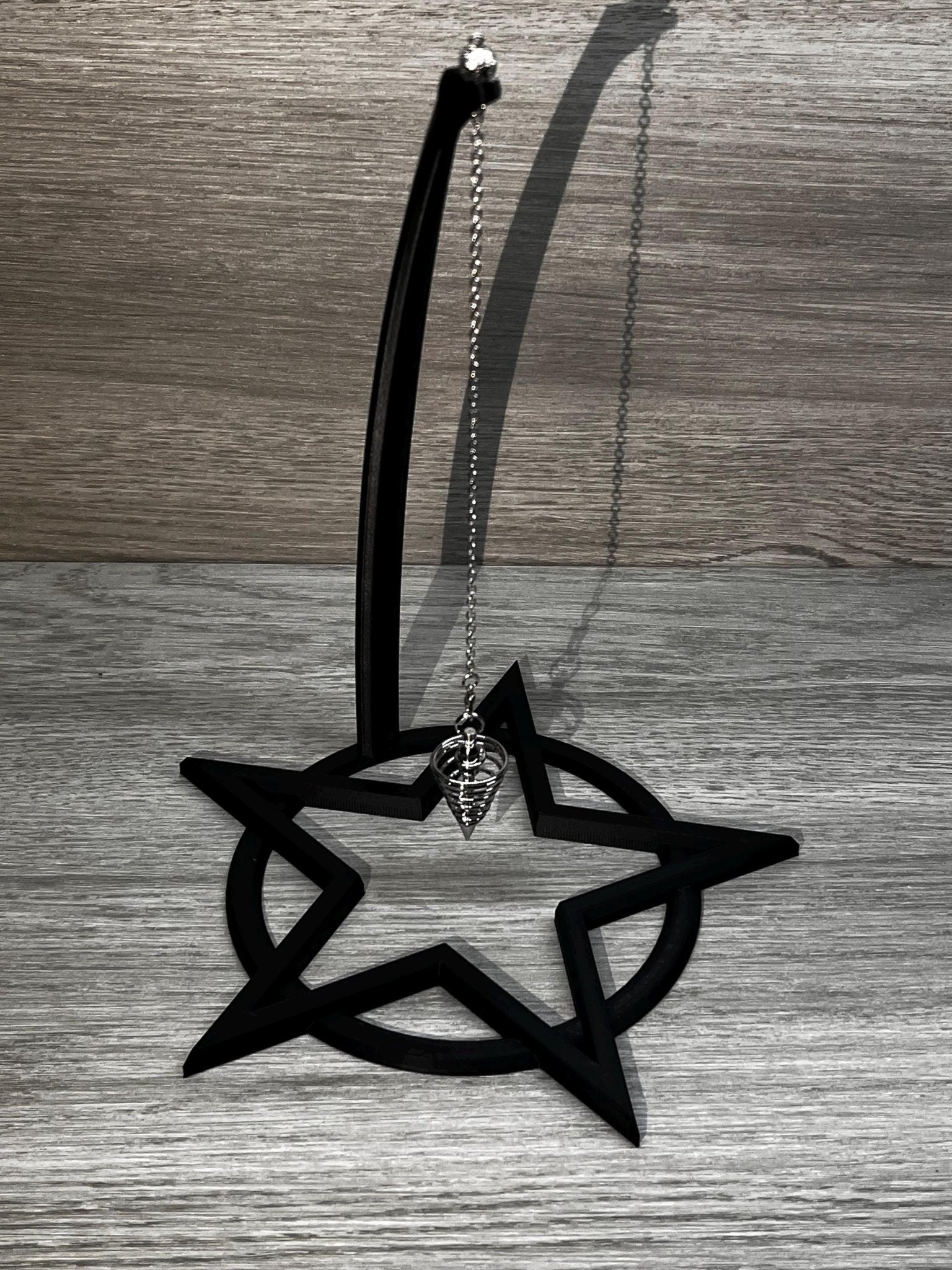 Pentacle Pendulum Stand (3D Printed PLA Plastic) - Collective Awakening