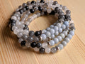 Inclusion Quartz & Angelite Stretch Bracelets - Collective Awakening