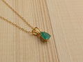 14k Gold Filled Genuine Emerald Necklace - Collective Awakening