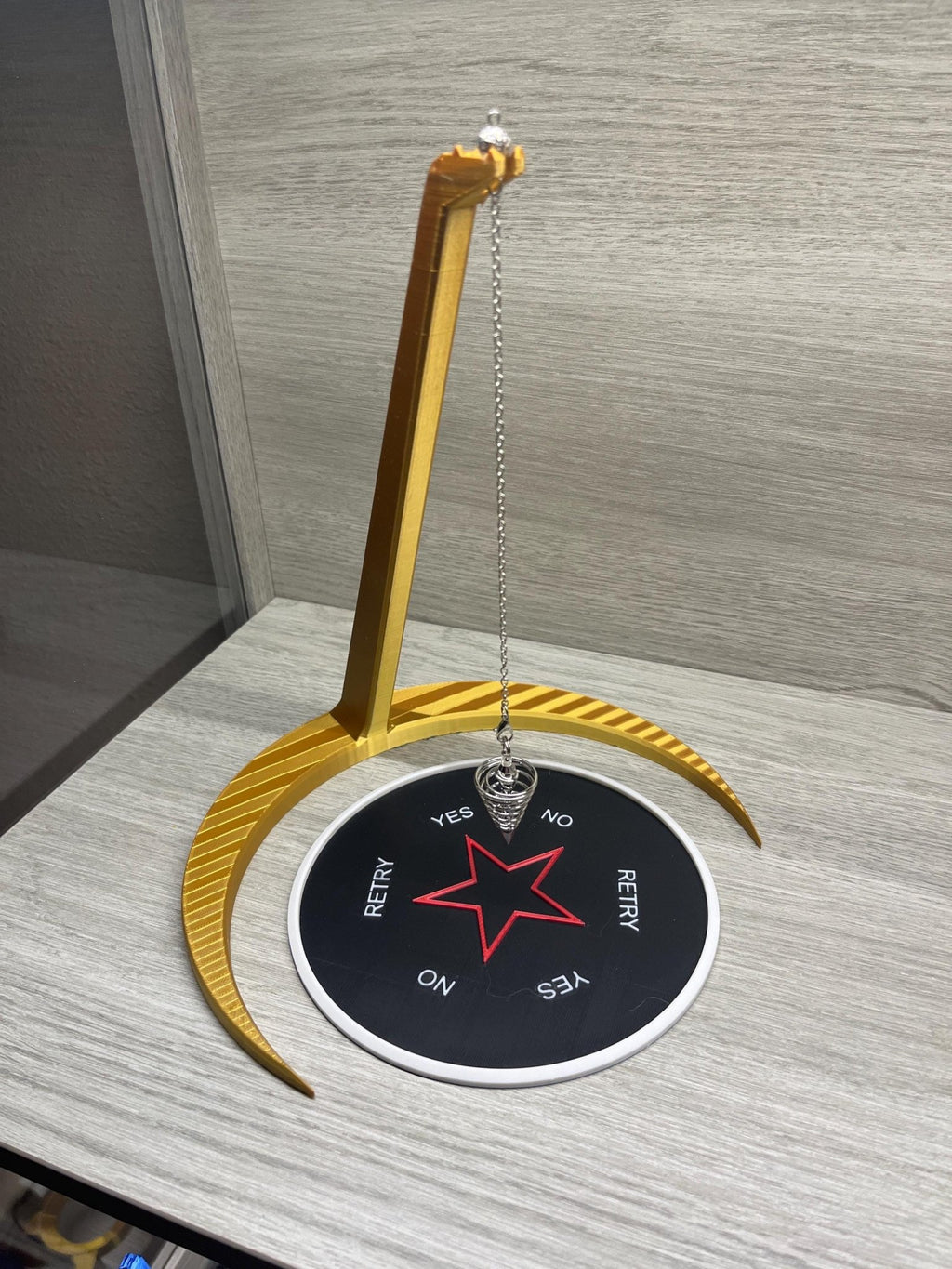 Extra Large Moon Stand (3D Printed PLA Plastic) for 8 inch divination boards. - Collective Awakening