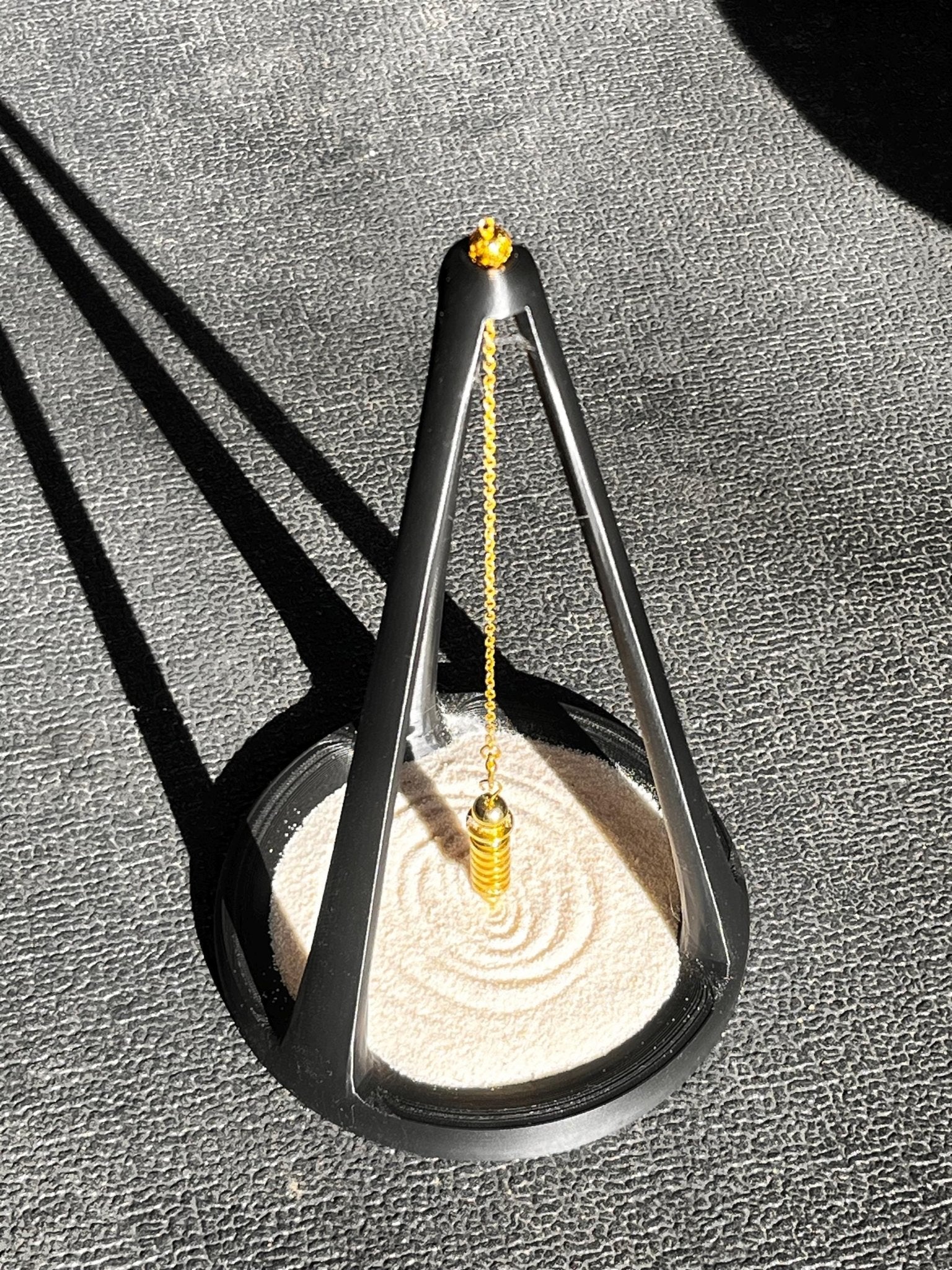 Ariel 3D Printed Pendulum Sand Stand Only: Divination Tool, Gothic Altar Decor - Collective Awakening