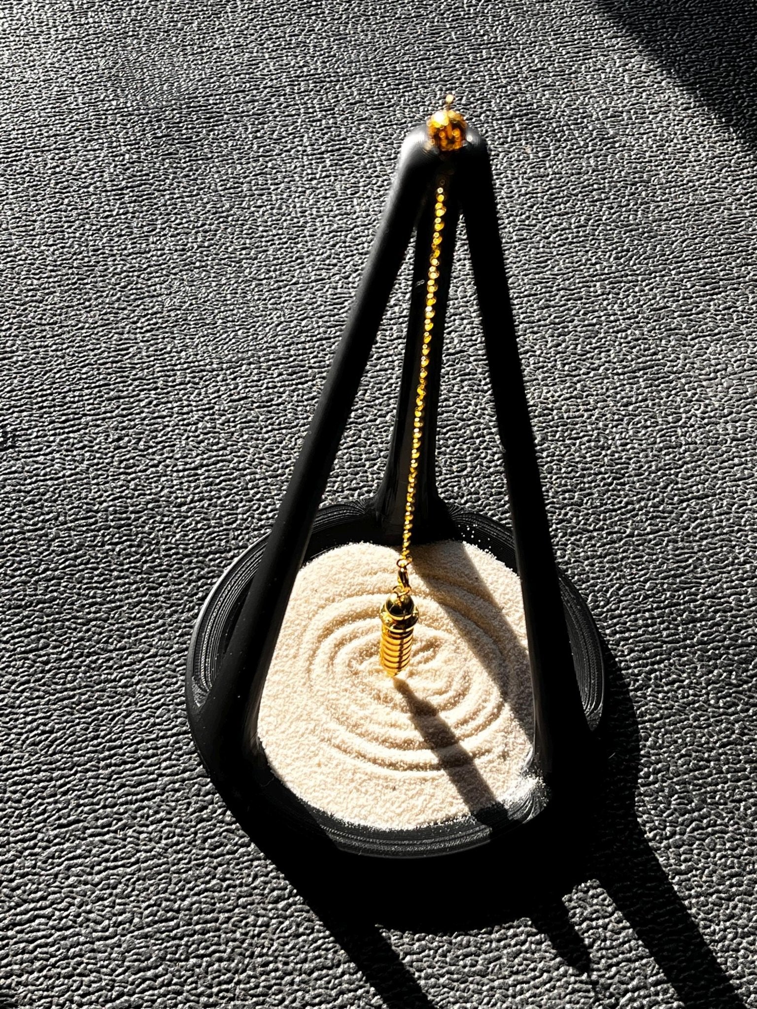 Ariel 3D Printed Pendulum Sand Stand Only: Divination Tool, Gothic Altar Decor - Collective Awakening
