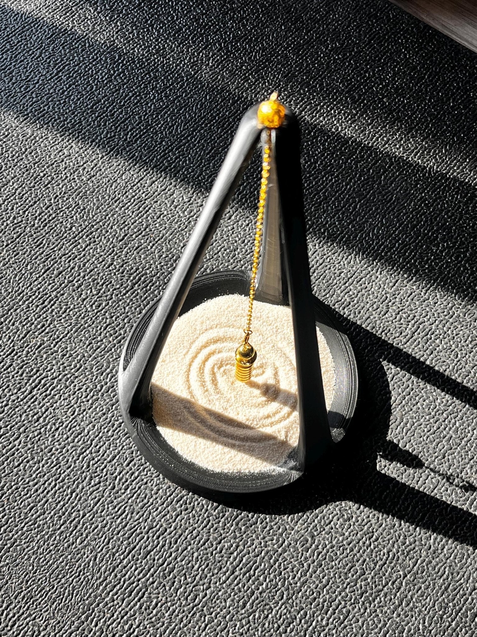 Ariel 3D Printed Pendulum Sand Stand Only: Divination Tool, Gothic Altar Decor - Collective Awakening