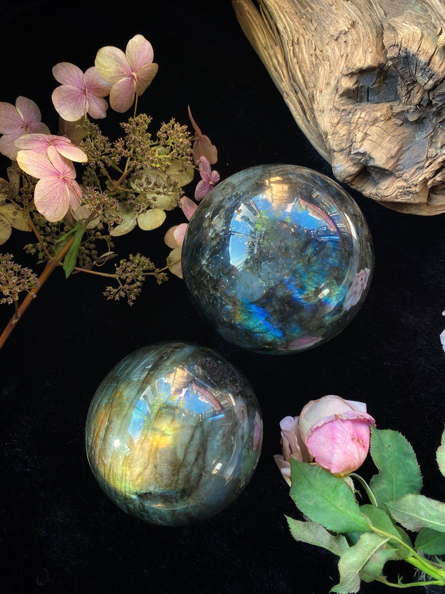 Labradorite Crystal Sphere - Med - XL Scrying Balls - Collective Awakening