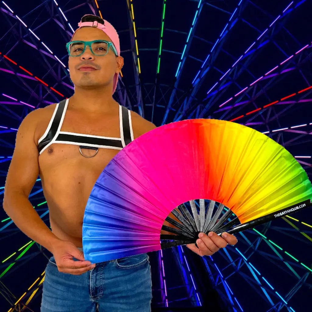 Rainbow Rave Fan (UV) - Collective Awakening