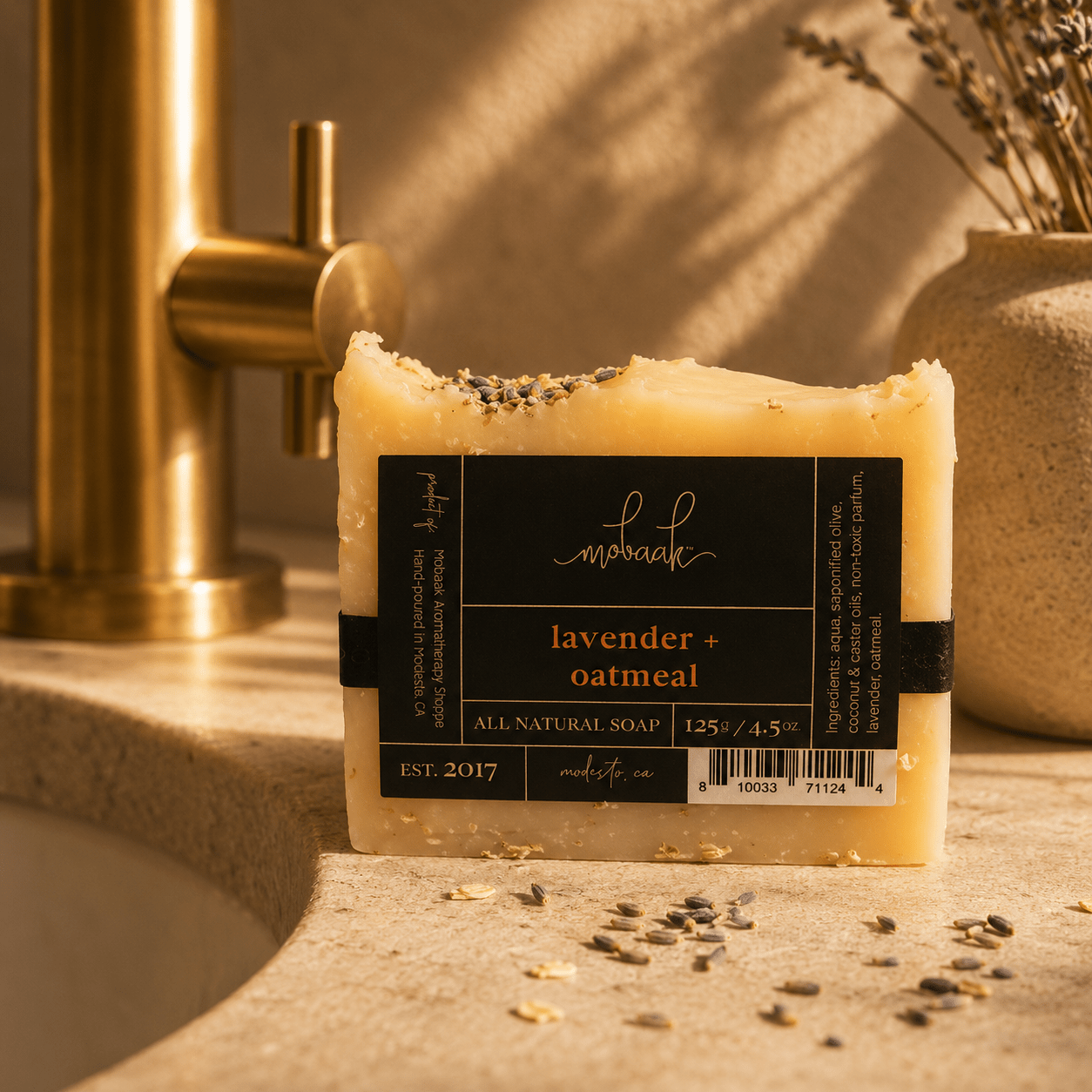 Lavender + Oatmeal All Natural Soap - Collective Awakening
