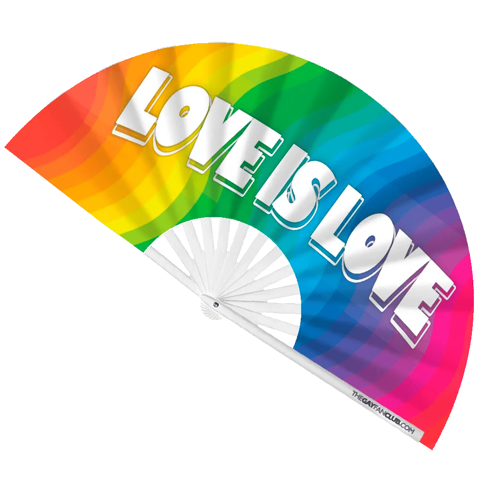 Love Is Love Rainbow Fan - Collective Awakening