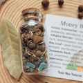 Money Spell Bottle, Herbs for Attracting Wealth and Abundance - Collective Awakening
