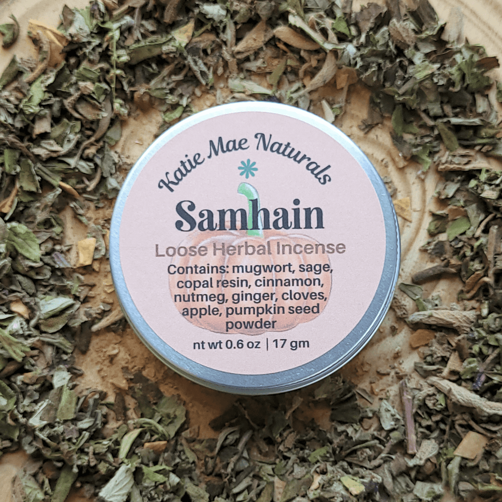 Samhain Herbal Incense – Mugwort Clove Copal Blend for Ancestral Rituals, Protection & Reflection - Collective Awakening
