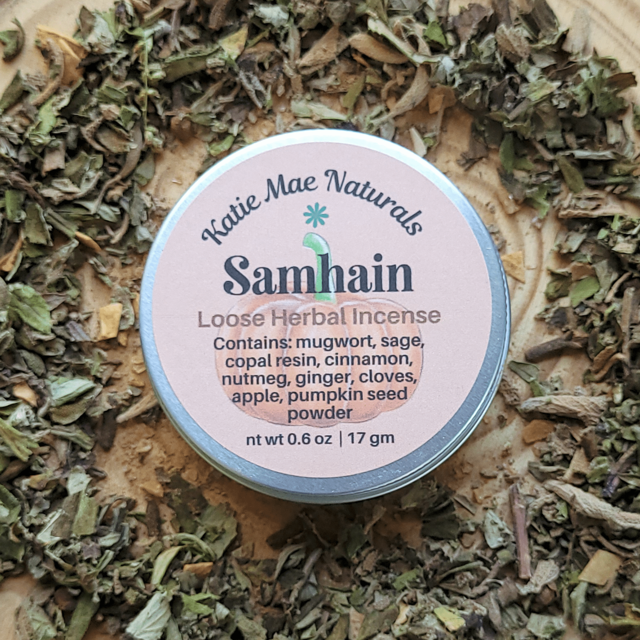 Samhain Herbal Incense – Mugwort Clove Copal Blend for Ancestral Rituals, Protection & Reflection - Collective Awakening