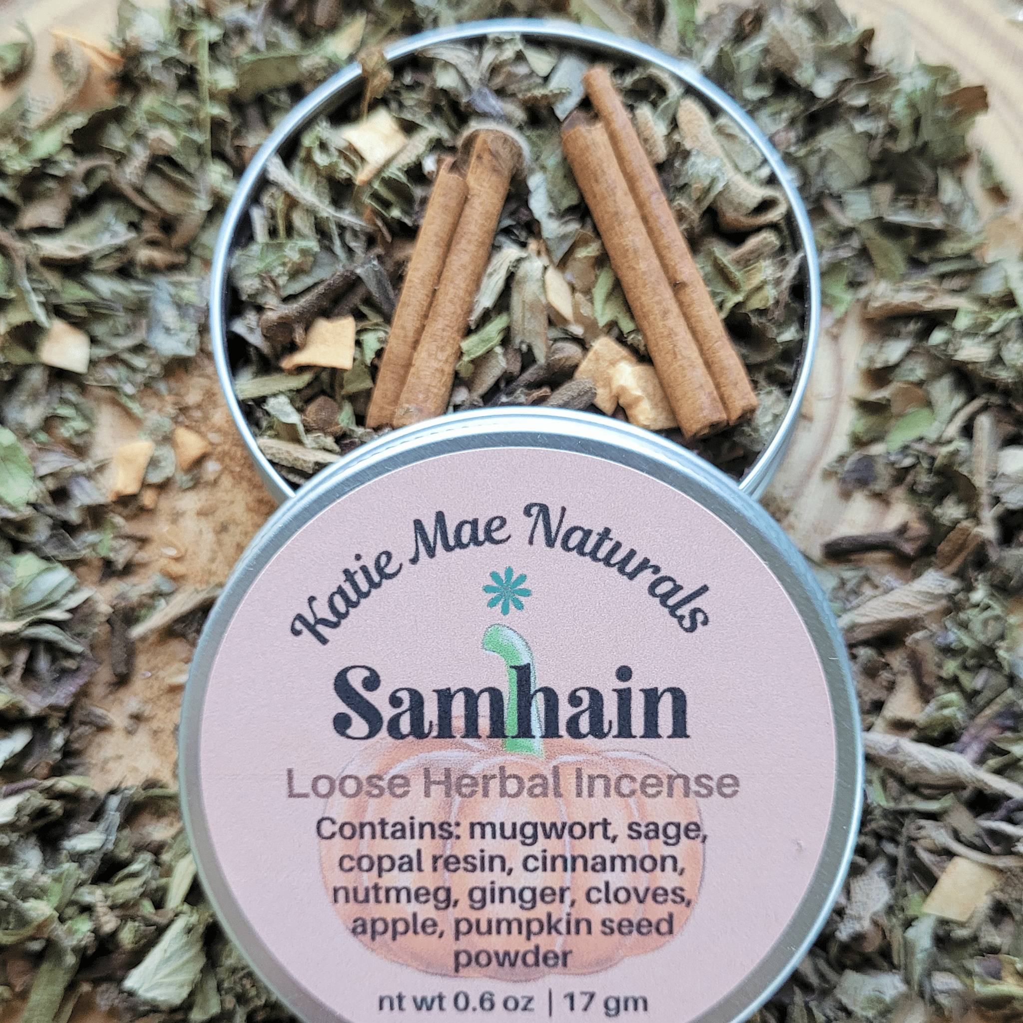 Samhain Herbal Incense – Mugwort Clove Copal Blend for Ancestral Rituals, Protection & Reflection - Collective Awakening
