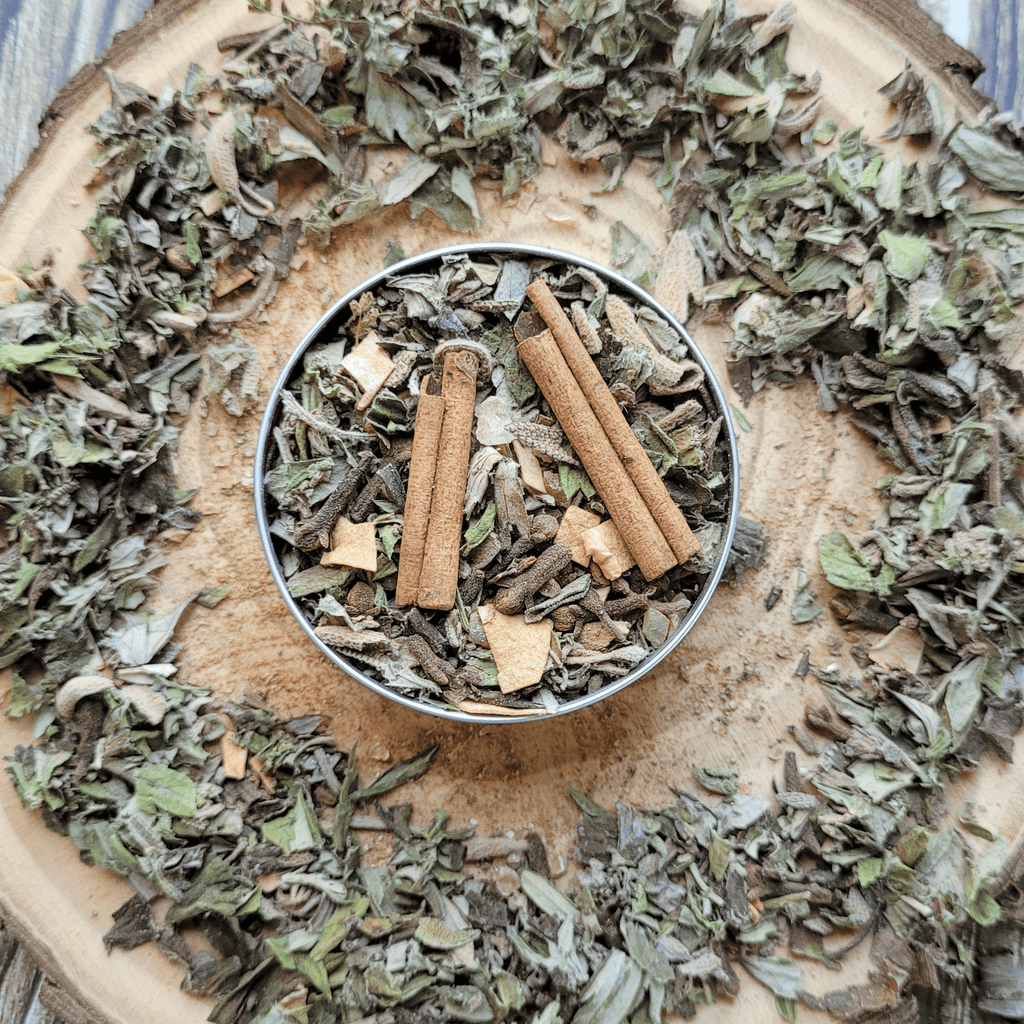 Samhain Herbal Incense – Mugwort Clove Copal Blend for Ancestral Rituals, Protection & Reflection - Collective Awakening