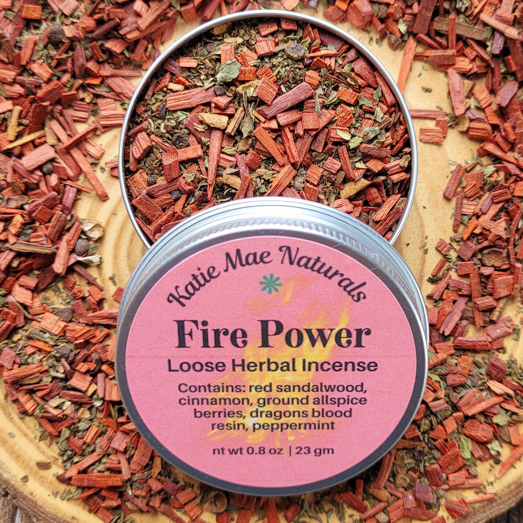 Fire Power Herbal Incense – Cinnamon Dragon’s Blood Blend for Courage, Energy & Empowerment - Collective Awakening