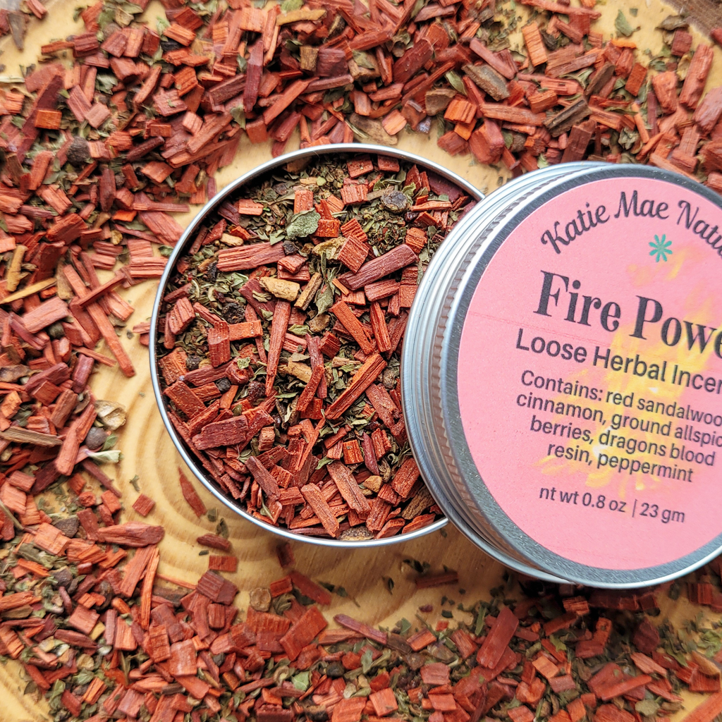 Fire Power Herbal Incense – Cinnamon Dragon’s Blood Blend for Courage, Energy & Empowerment - Collective Awakening