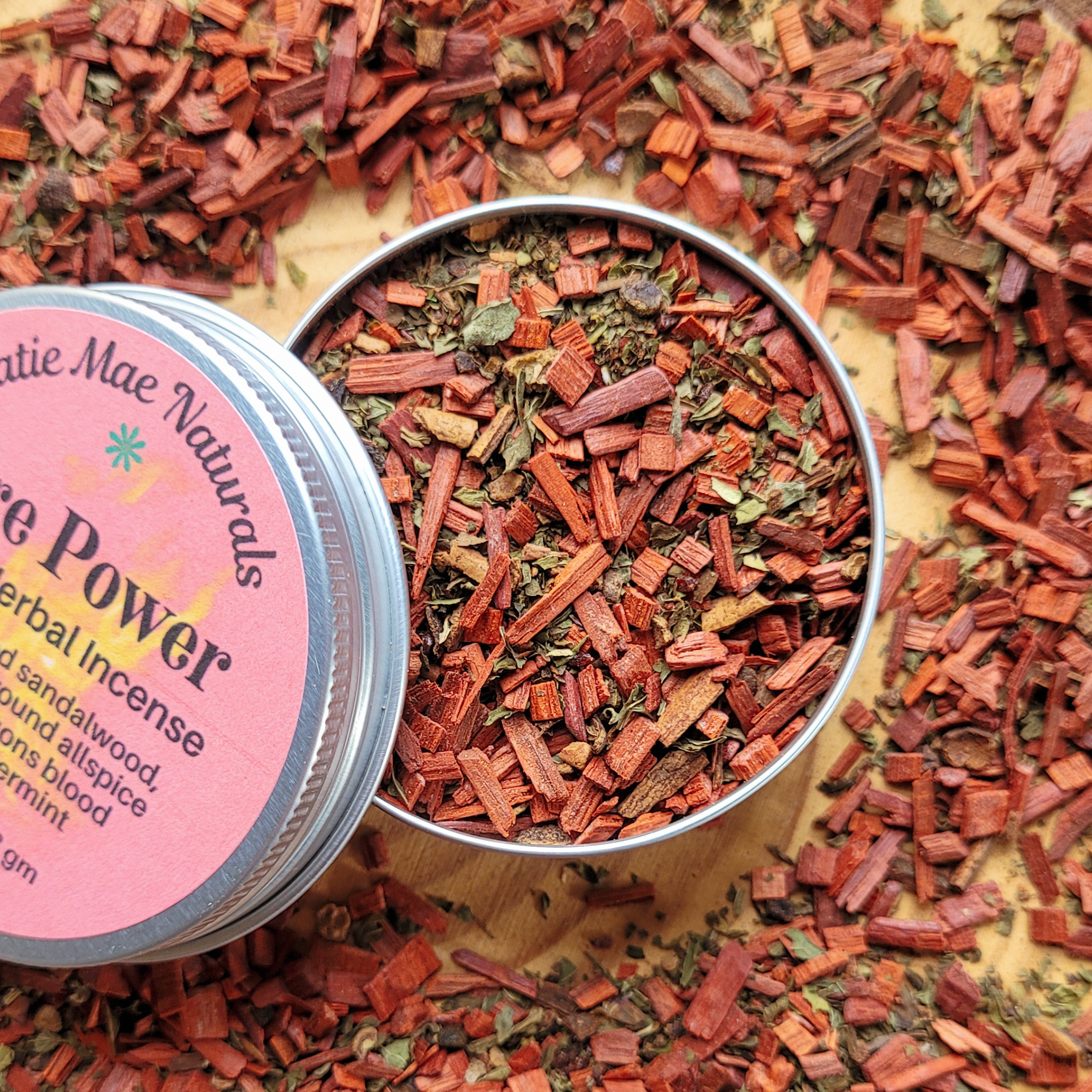 Fire Power Herbal Incense – Cinnamon Dragon’s Blood Blend for Courage, Energy & Empowerment - Collective Awakening