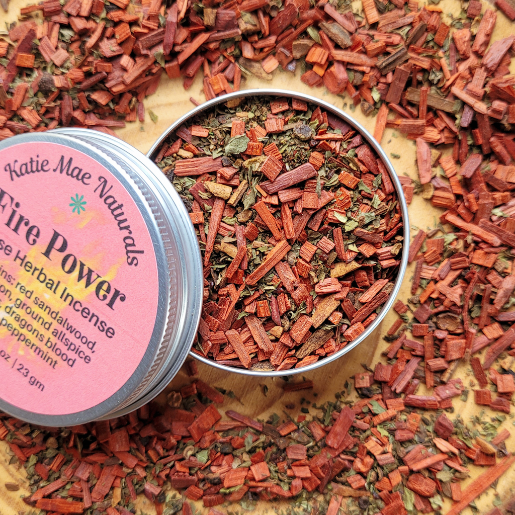 Fire Power Herbal Incense – Cinnamon Dragon’s Blood Blend for Courage, Energy & Empowerment - Collective Awakening