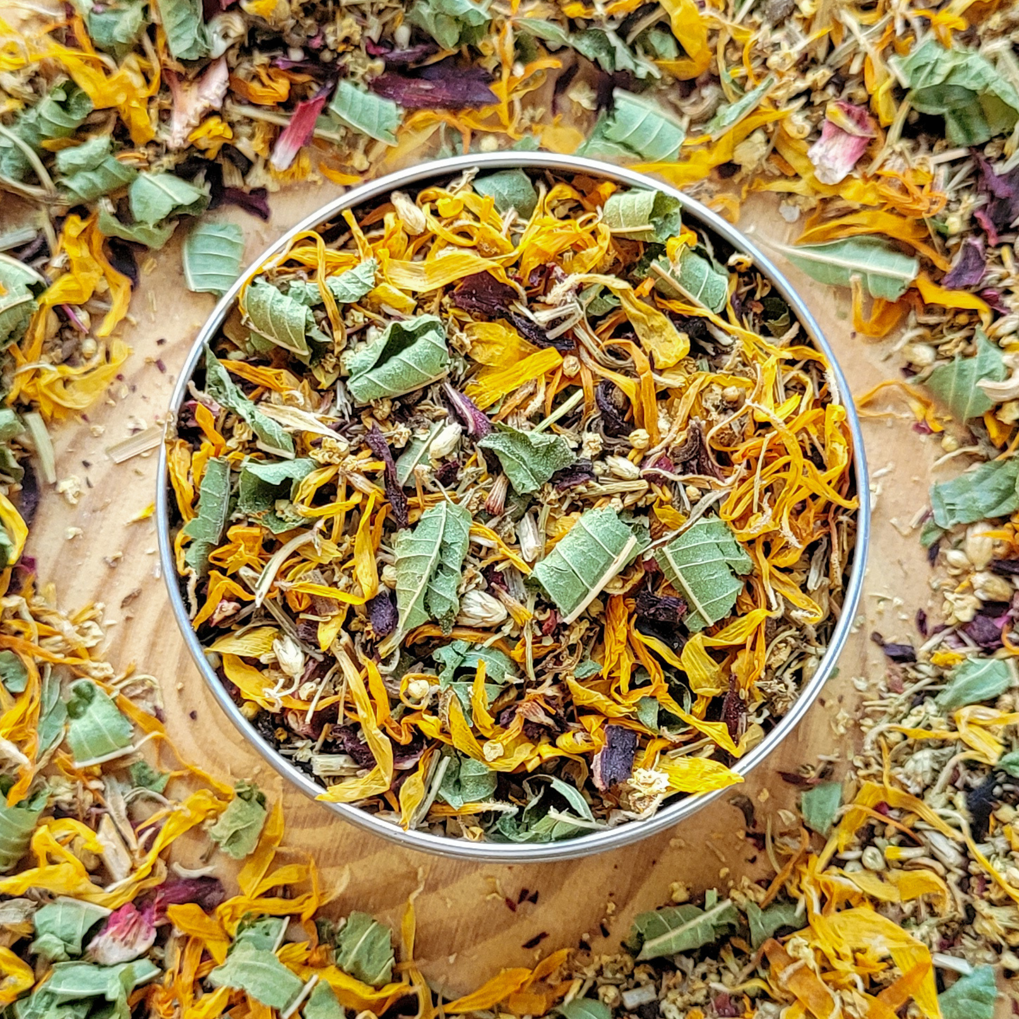 Divine Vibrations Herbal Incense – Floral Herbal Blend for Peace, Harmony & Spiritual Connection - Collective Awakening