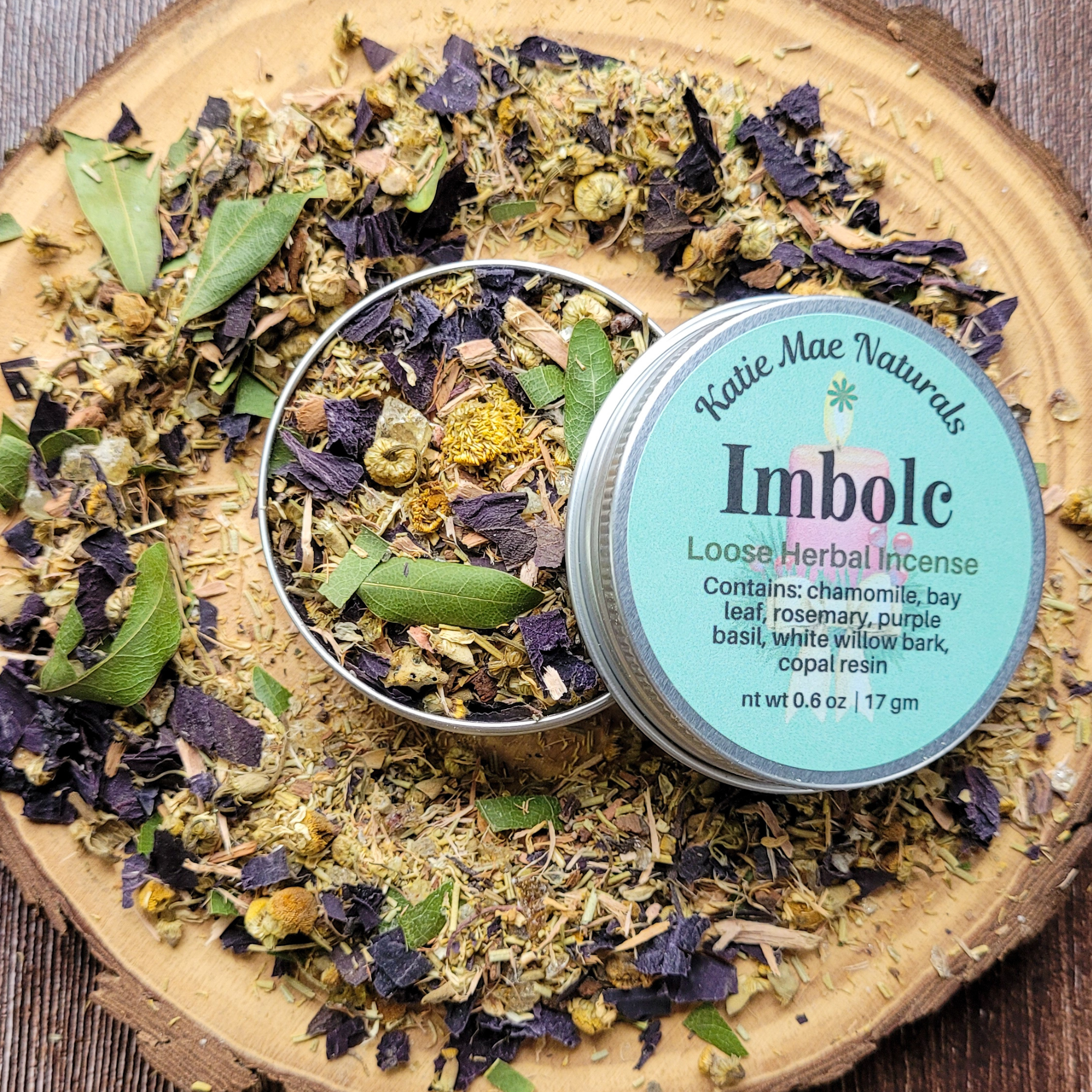Imbolc Herbal Incense – Chamomile Rosemary Copal Blend for Renewal, Cleansing & Seasonal Awakening - Collective Awakening
