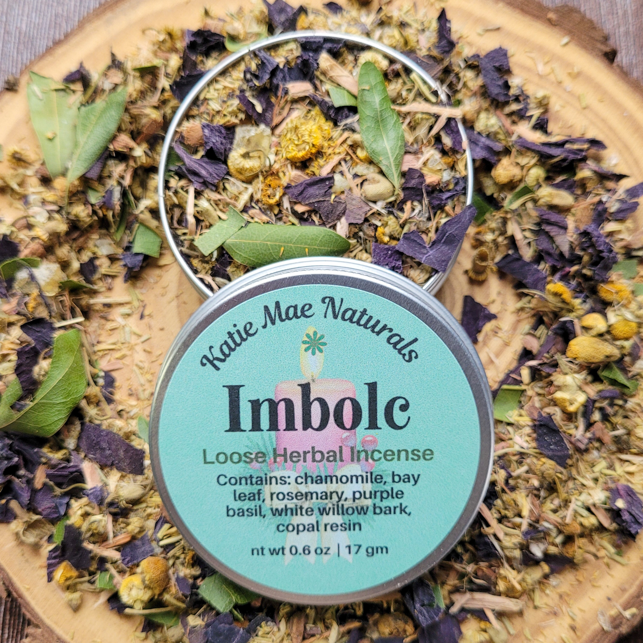 Imbolc Herbal Incense – Chamomile Rosemary Copal Blend for Renewal, Cleansing & Seasonal Awakening - Collective Awakening