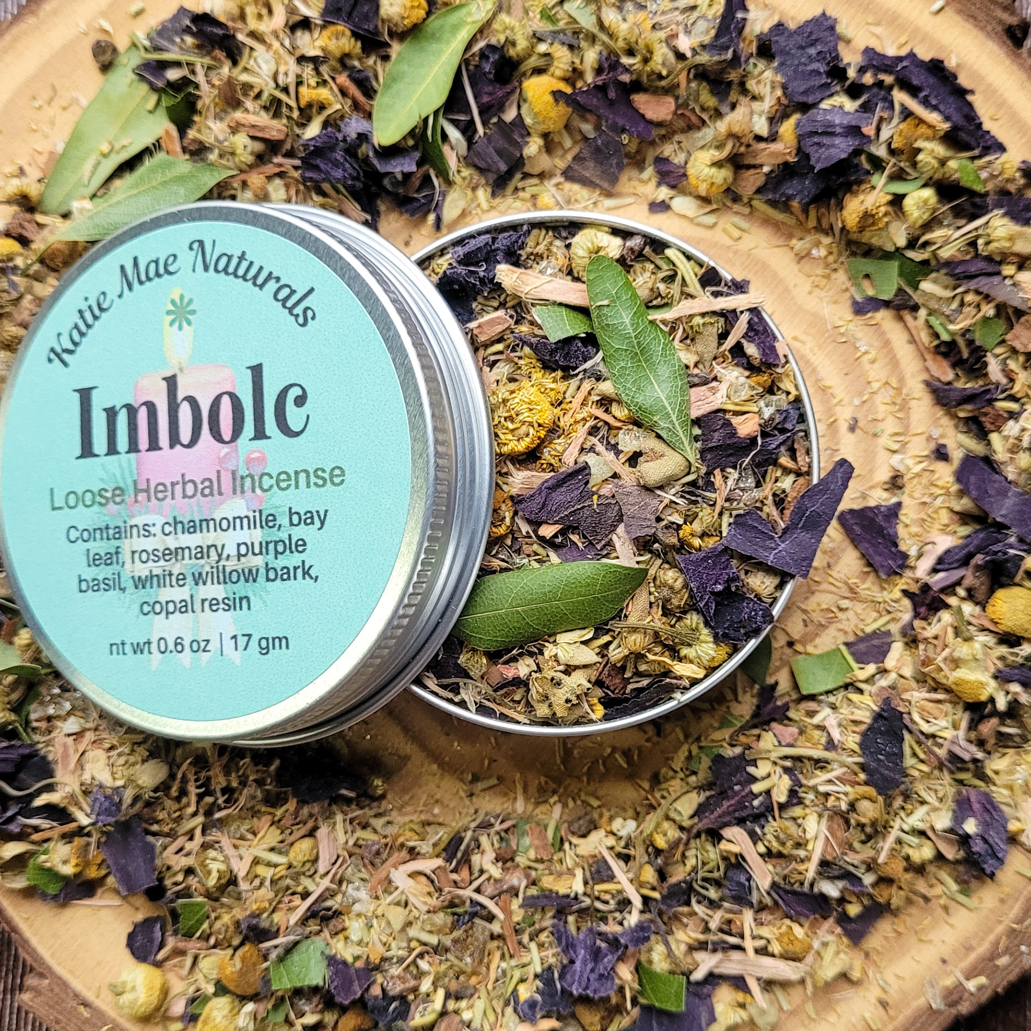 Imbolc Herbal Incense – Chamomile Rosemary Copal Blend for Renewal, Cleansing & Seasonal Awakening - Collective Awakening