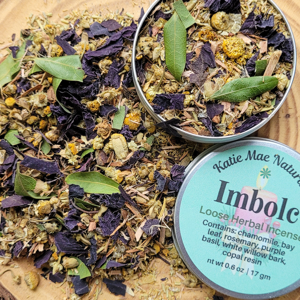 Imbolc Herbal Incense – Chamomile Rosemary Copal Blend for Renewal, Cleansing & Seasonal Awakening - Collective Awakening