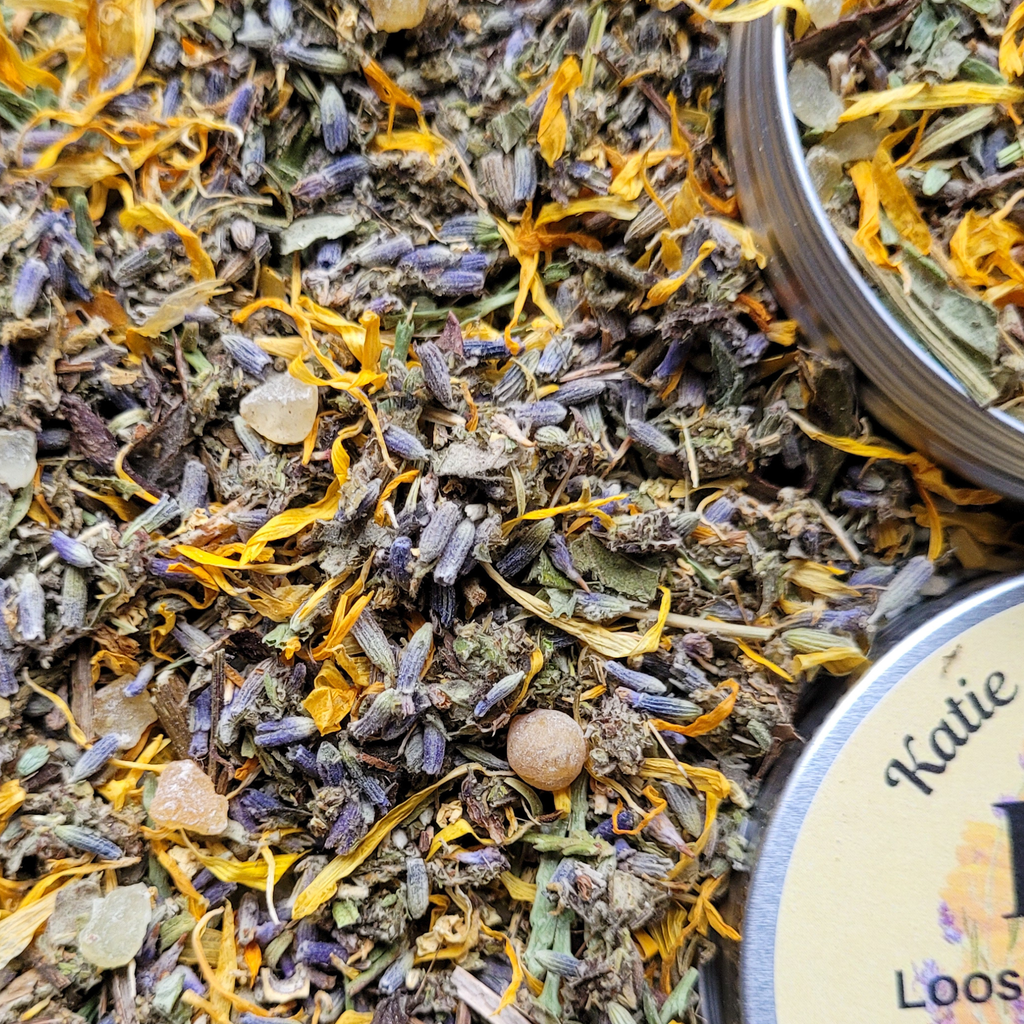 Litha Herbal Incense – Mugwort Lavender Frankincense Blend for Summer Solstice Rituals & Sun Energy - Collective Awakening