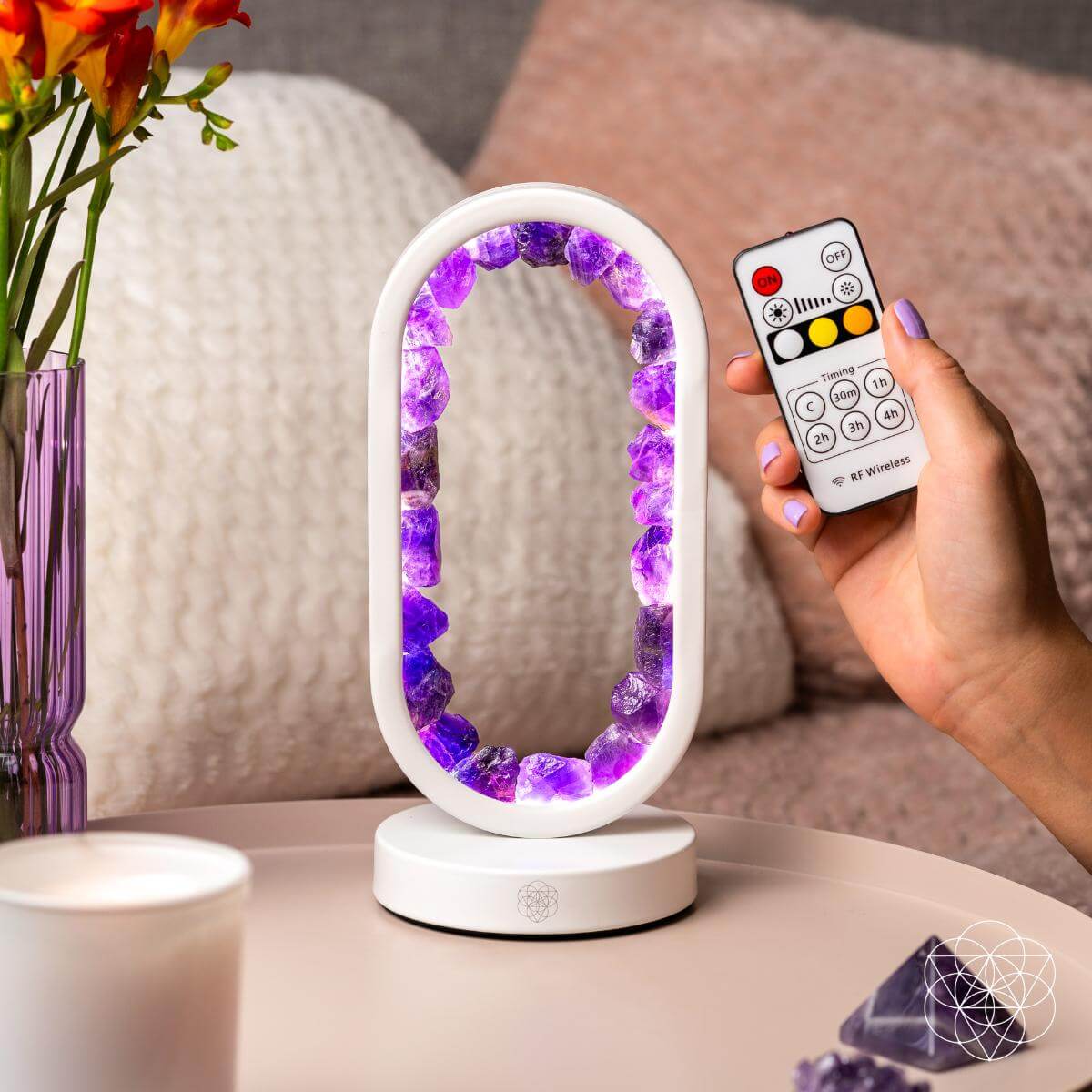 Portal to Peace - Amethyst Lamp of Stress Relief - Collective Awakening