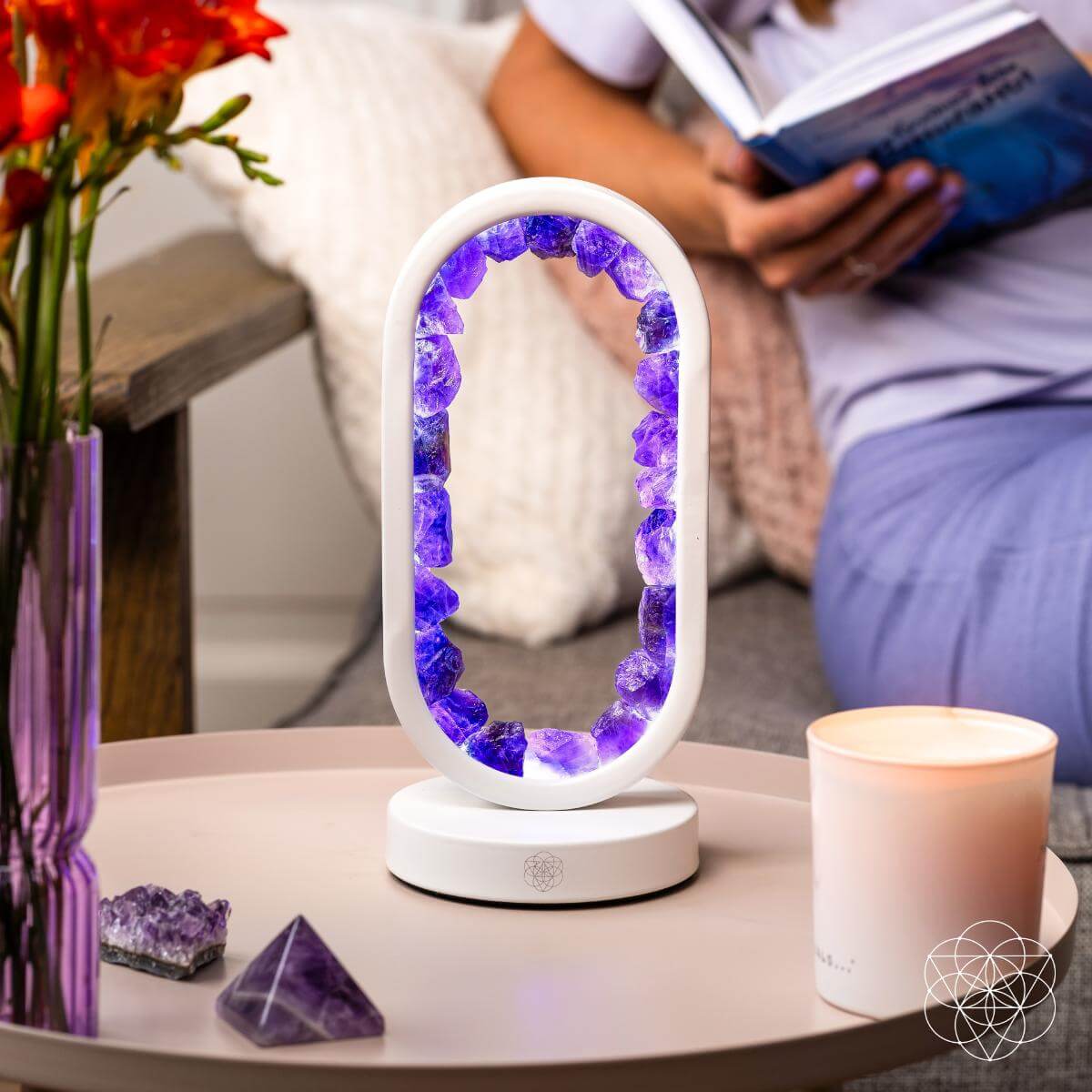 Portal to Peace - Amethyst Lamp of Stress Relief - Collective Awakening