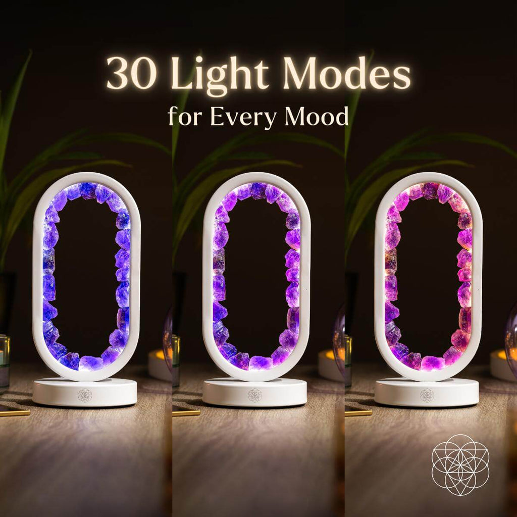 Portal to Peace - Amethyst Lamp of Stress Relief - Collective Awakening