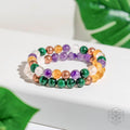 Powerhouse of Wealth Manifestation - Crystal Quartet Bracelet Set - Collective Awakening