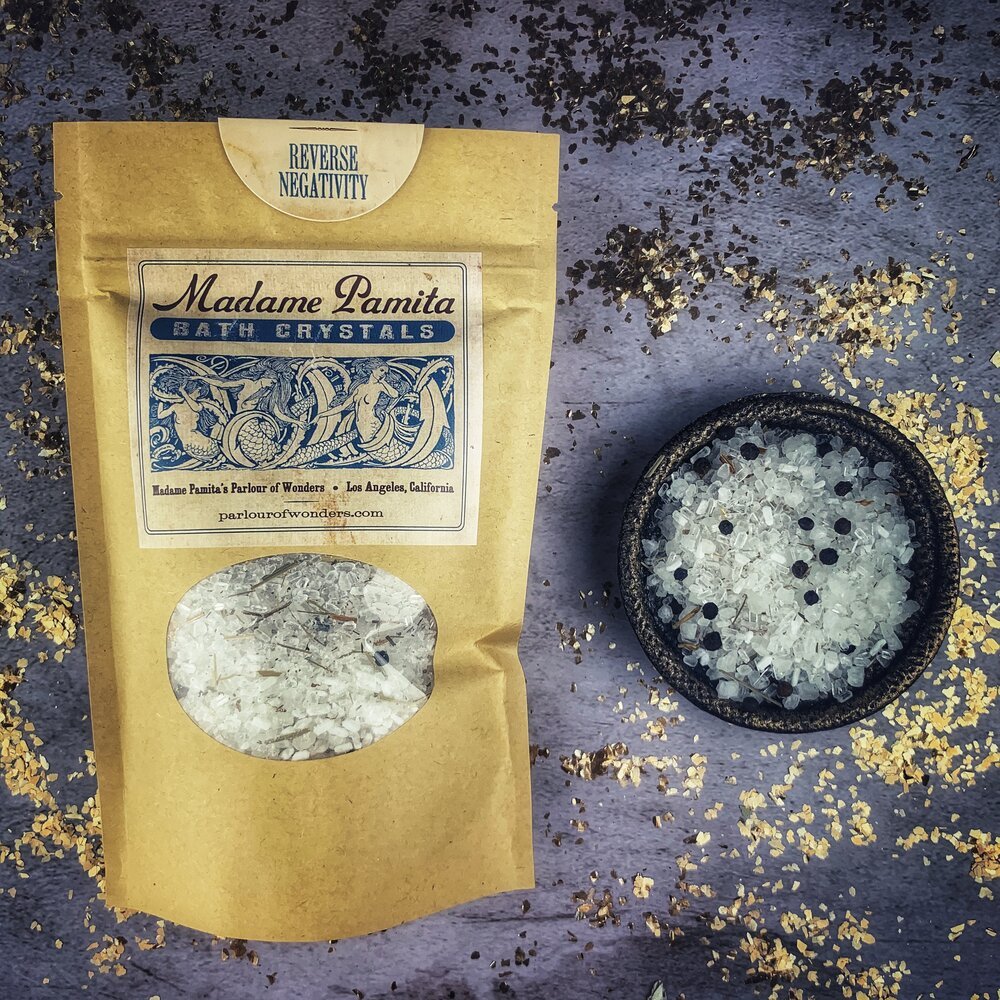 Reverse Negativity Bath Crystals - Collective Awakening