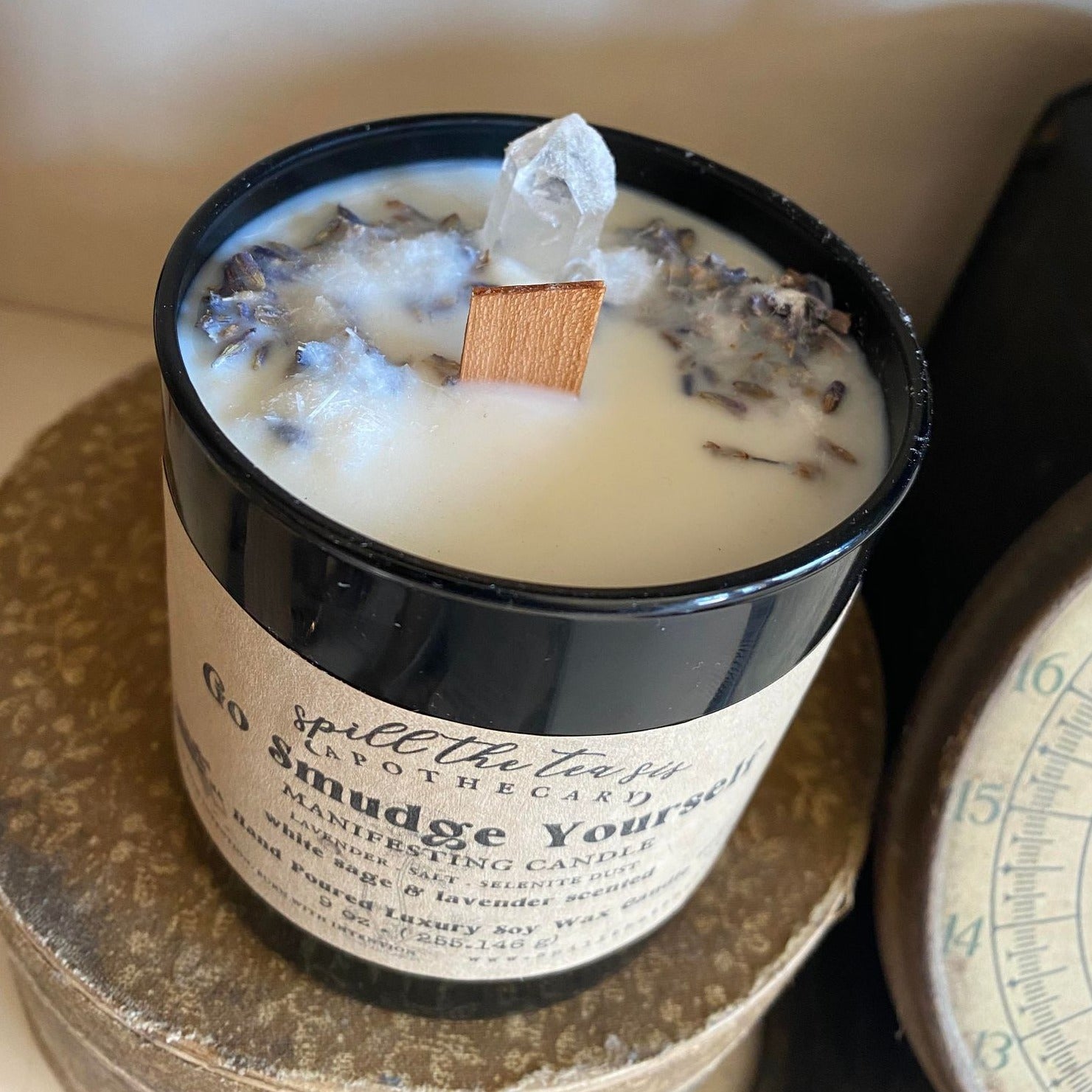 Go Smudge Yourself Intention Candle | Cleansing, Clearing & Protection - Collective Awakening