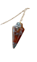 Indian Agate Pendulum with Mystery Charm | Bag Charm - Collective Awakening