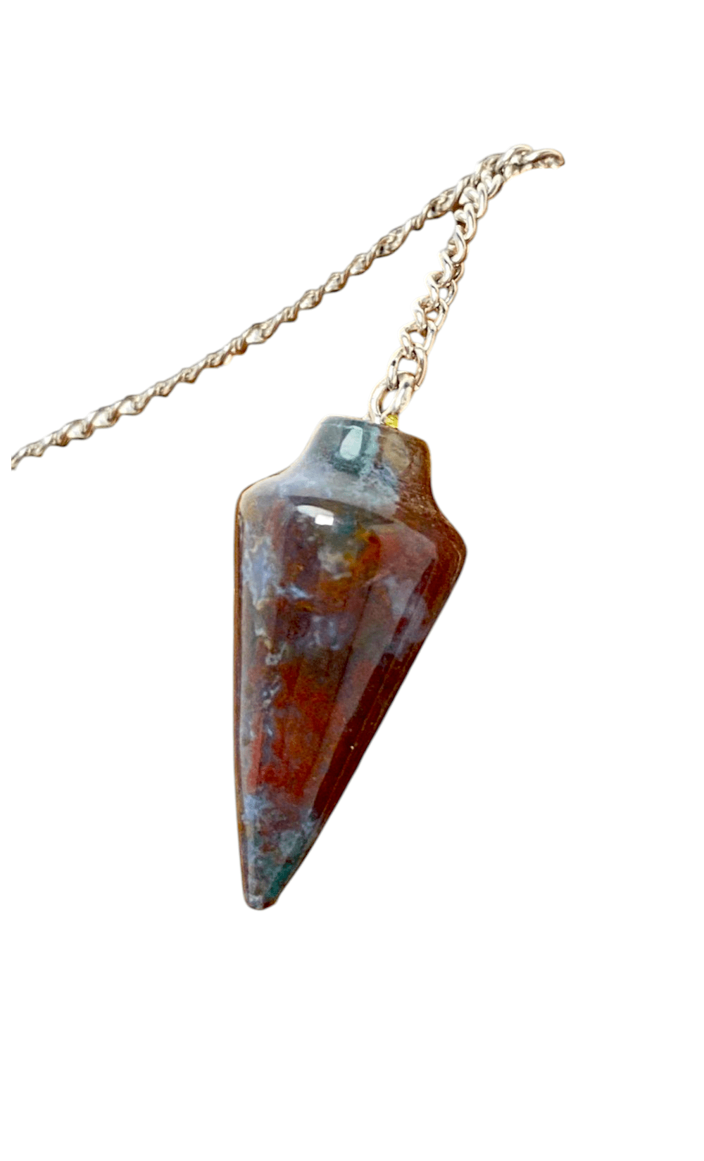 Indian Agate Pendulum with Mystery Charm | Bag Charm - Collective Awakening