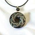 Torus Vortex Pendant - Shungite orgonite Rodin coil necklace - Collective Awakening