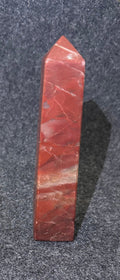 Red Jasper with Agate Inclusions Tower - Collective Awakening