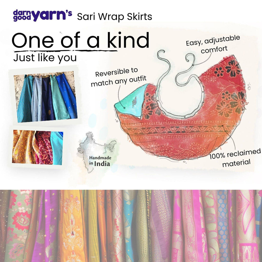 Made With Love: The Original Sari Wrap Skirt - Collective Awakening