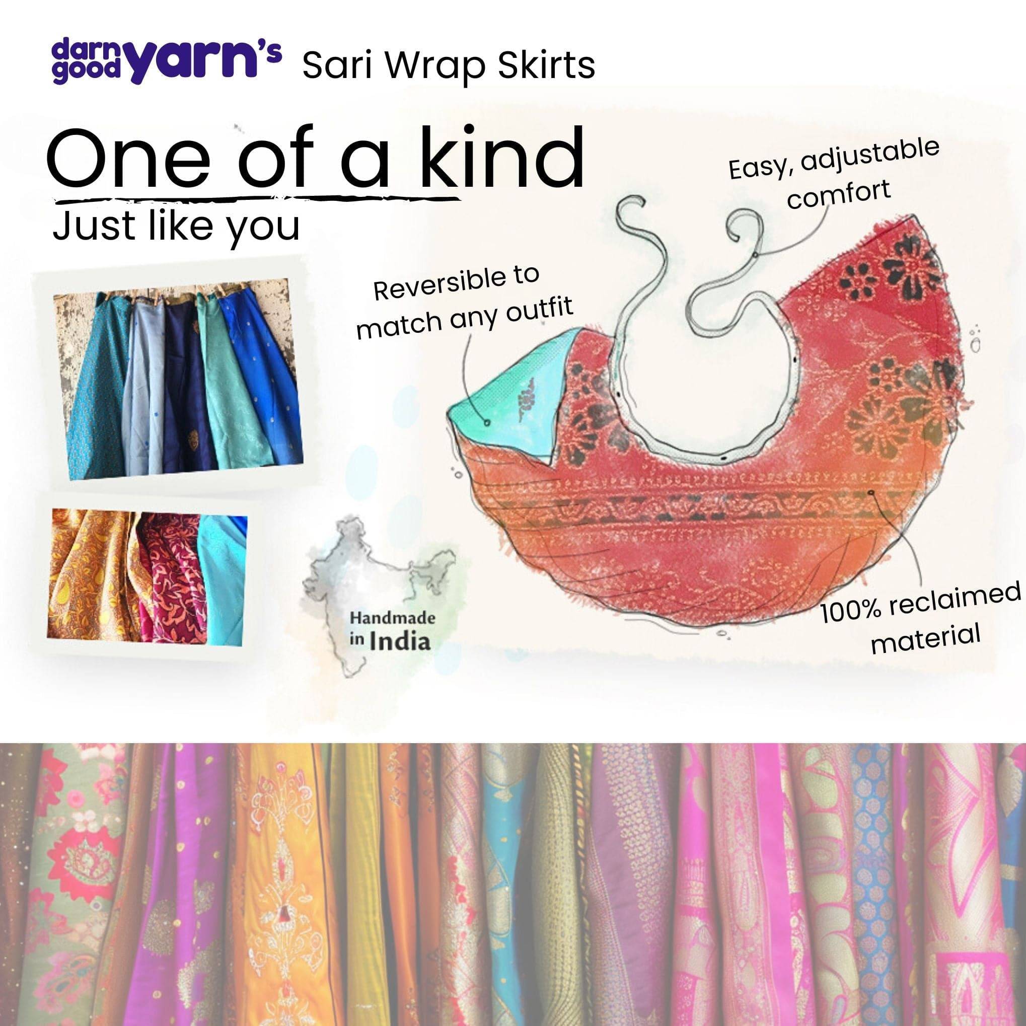 Made With Love: The Original Sari Wrap Skirt - Collective Awakening
