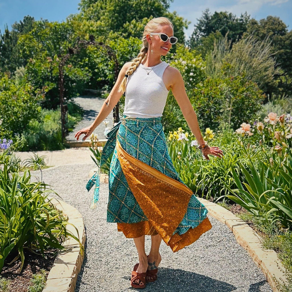 Made With Love: The Original Sari Wrap Skirt - Collective Awakening