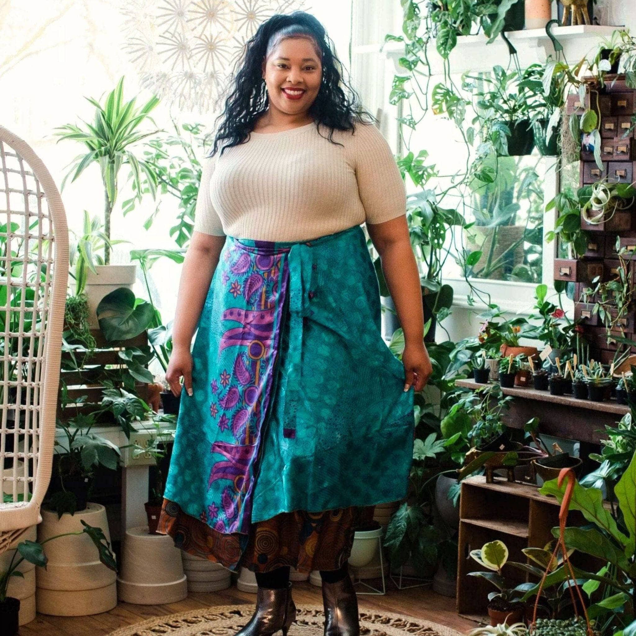 Made With Love: The Original Sari Wrap Skirt - Collective Awakening