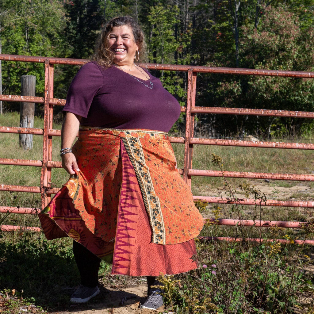 Made With Love: The Original Sari Wrap Skirt - Collective Awakening